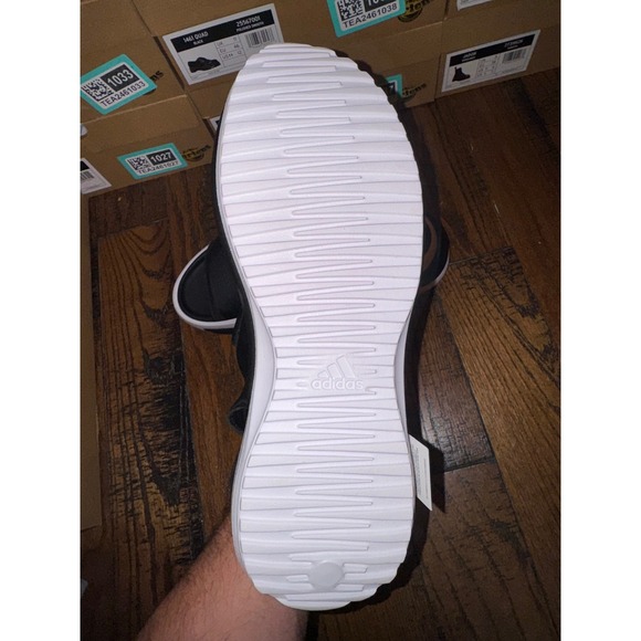 Adidas Mehana Men's Black White Sport Sandals Slides Size 11 - Picture 8 of 8